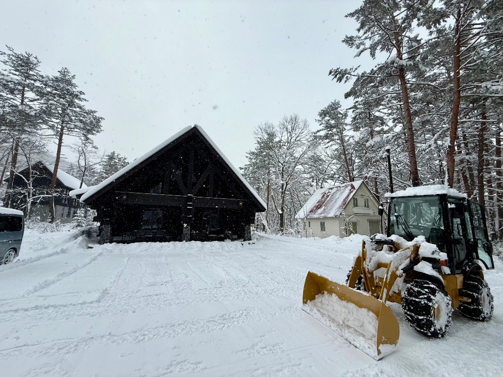 除雪作業の様子